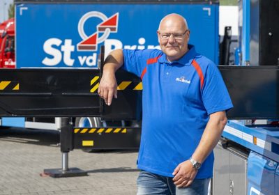 Sander Jansen, manager wagenpark bij St vd Brink