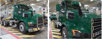 Mack Trucks today announced production has begun on the all-new Mack® Anthem®, a completely redesigned truck built to excel in regional-haul applications that delivers enhanced maneuverability, improved fuel efficiency and industry-leading driver comfort.