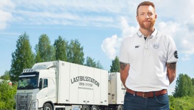 Mathias Stenlund, lastbilssäljare på Wist.