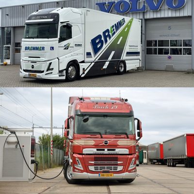 Maak kennis met een Volvo FM Electric van Van der Veld transport en ervaar de Volvo FH Aero Electric van Bremmer Transportcollege zelf tijdens de E-Truck Experience op Circuit Zandvoort.