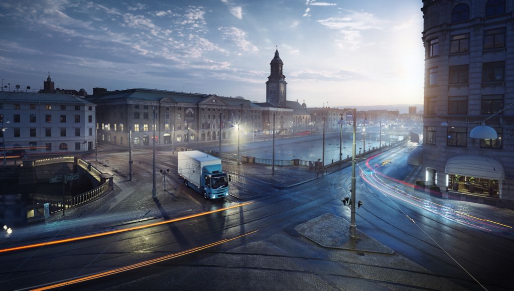 El primer camión Volvo totalmente eléctrico, el Volvo FL Electric