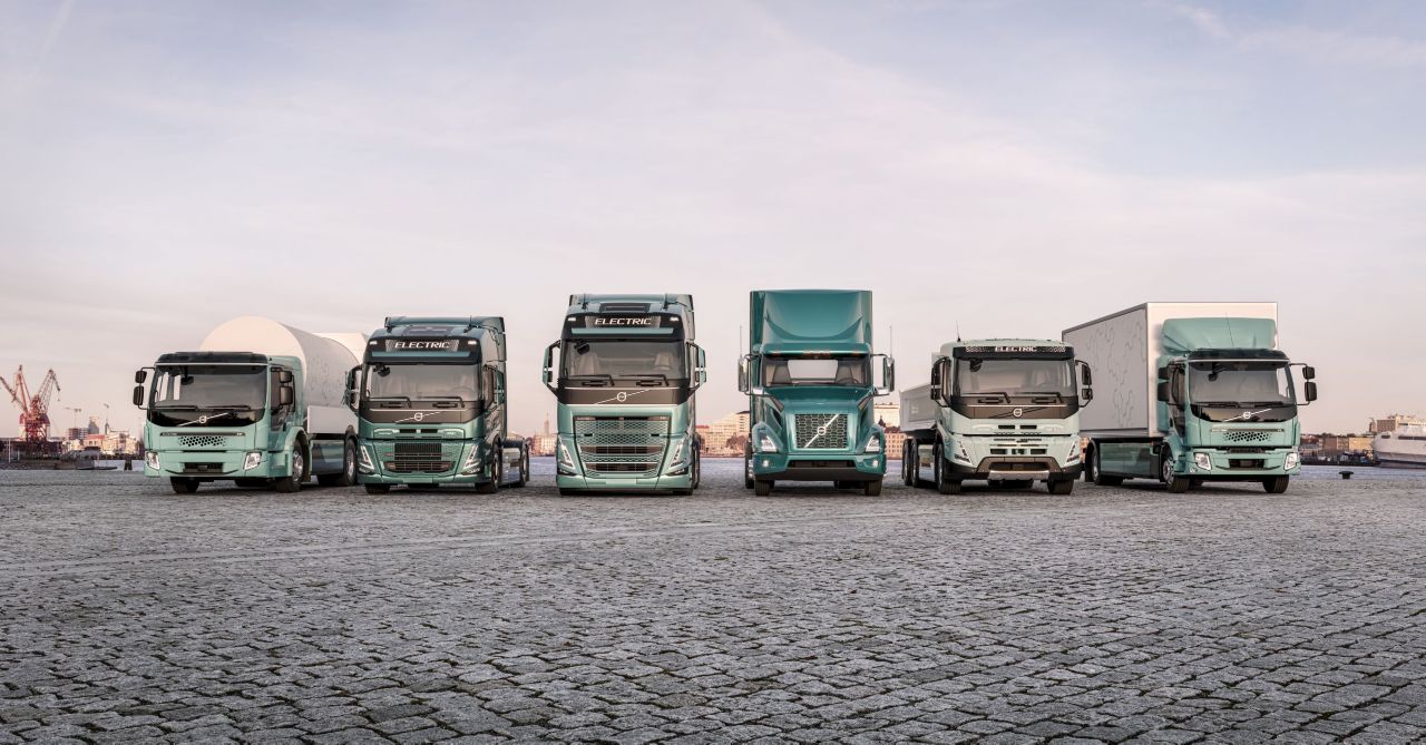 Volvo Trucks on sähkökuorma-autojen markkinajohtaja Euroopassa