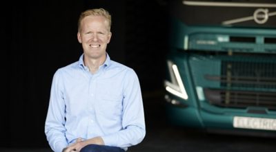 Daniel Bergstrand is Product Manager voor trucks op waterstof bij Volvo.