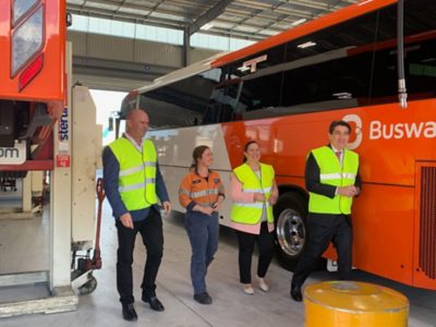 TAFE - Mitch Peden announces electric vehicle training with Minister Lee