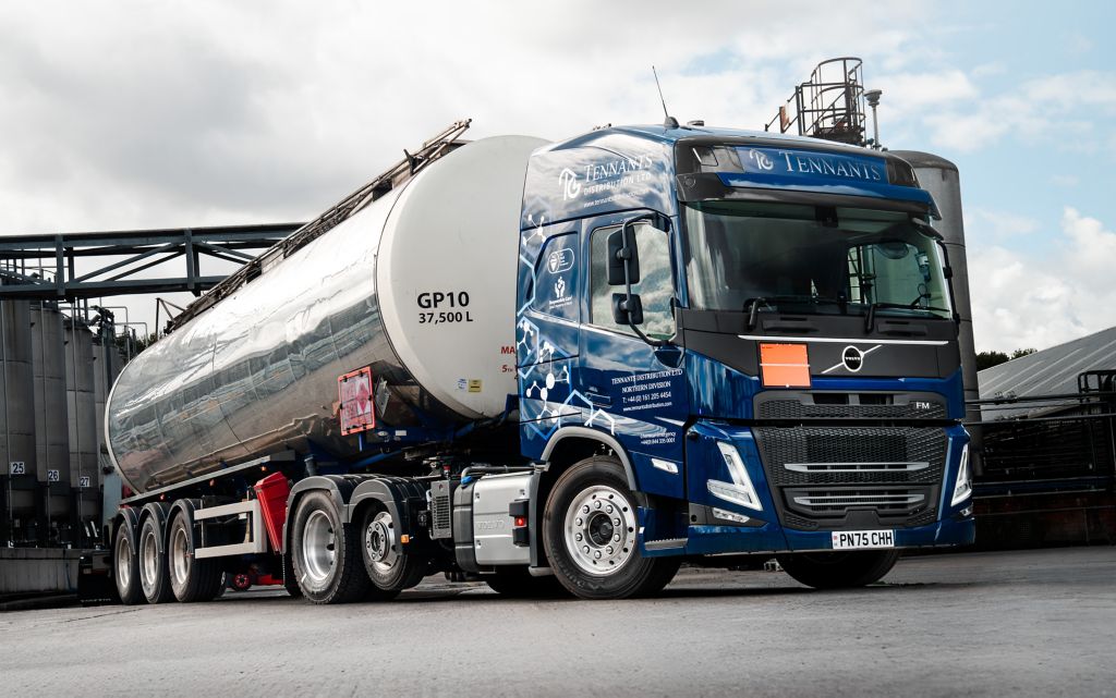 Five new Volvo trucks safely delivered to Tennants Distribution