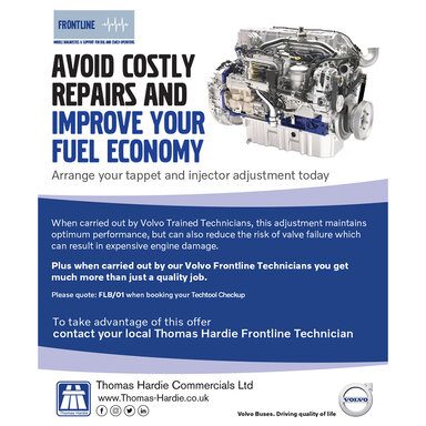 Bus and Coach Frontline Costly Repairs and Improve Your Fuel Economy from Thomas Hardie Commercials Ltd