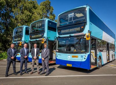 Volvo B8L Double decker buses set to immediately increase commuter capacity