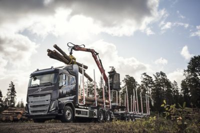 Camion al lavoro in una miniera.