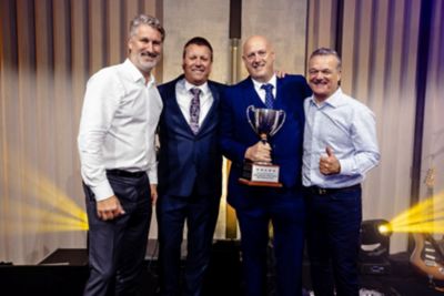 Dealer of The Year (metro) Martin Jerresand (VGA), David English (VCV Prestons), Jon Powers (VCV Prestons), Martin Merrick