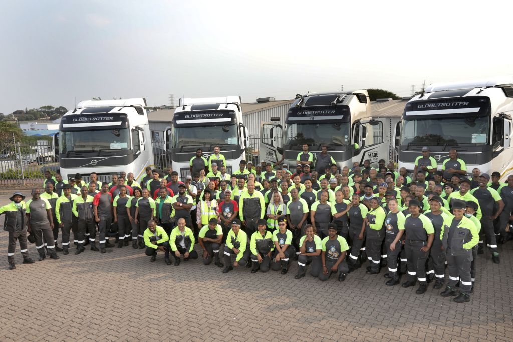 Volvo Trucks South Africa assembly team.