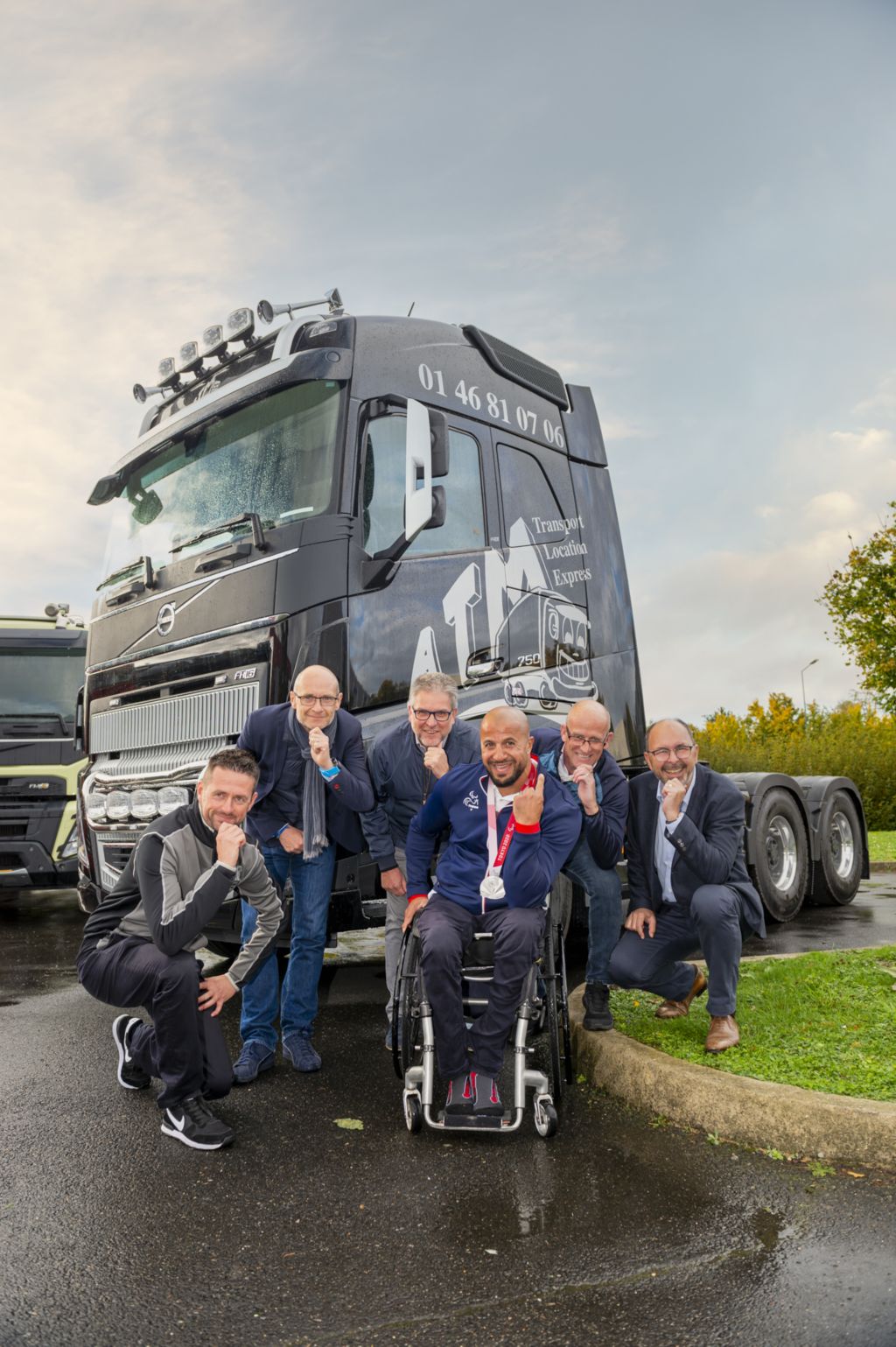 Volvo Trucks fier d’accompagner Riadh Tarsim, un client fidèle, dans son parcours d’athlète handisport.