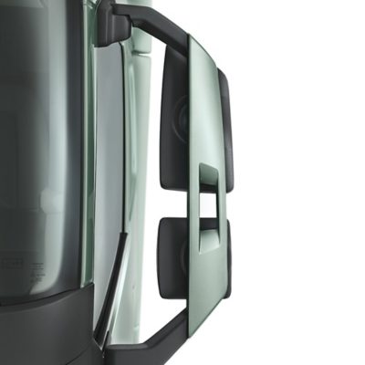 Volvo Trucks’ rear-view mirrors.