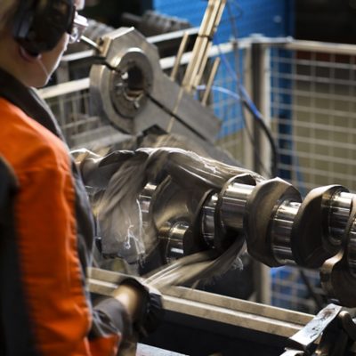 Crankshaft polishing