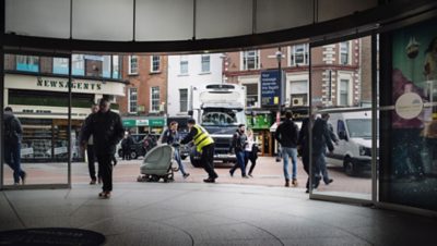 Volvo FL teherautó Dublinban