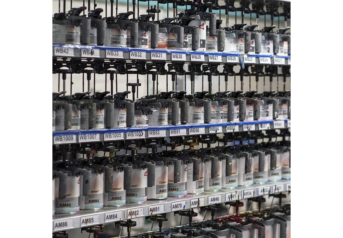 Sistema automatizado de pintura.