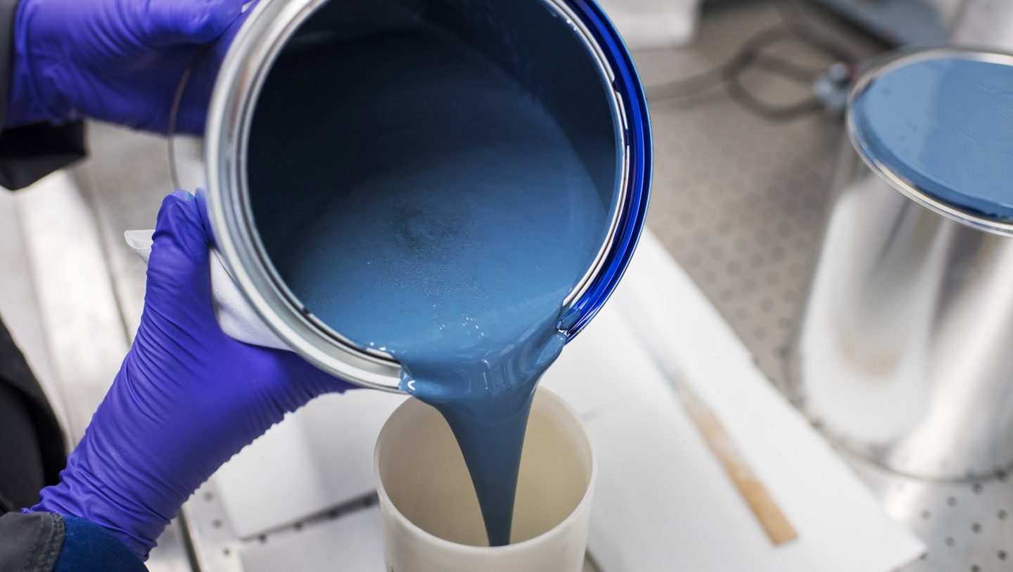 Mezcla de pinturas