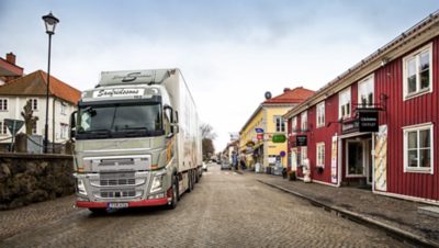 A Sanfridssons egyik Volvo FH teherautója