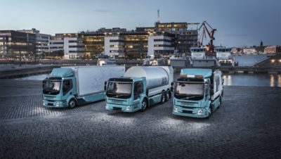 Ponuka elektrických nákladných vozidiel Volvo Trucks