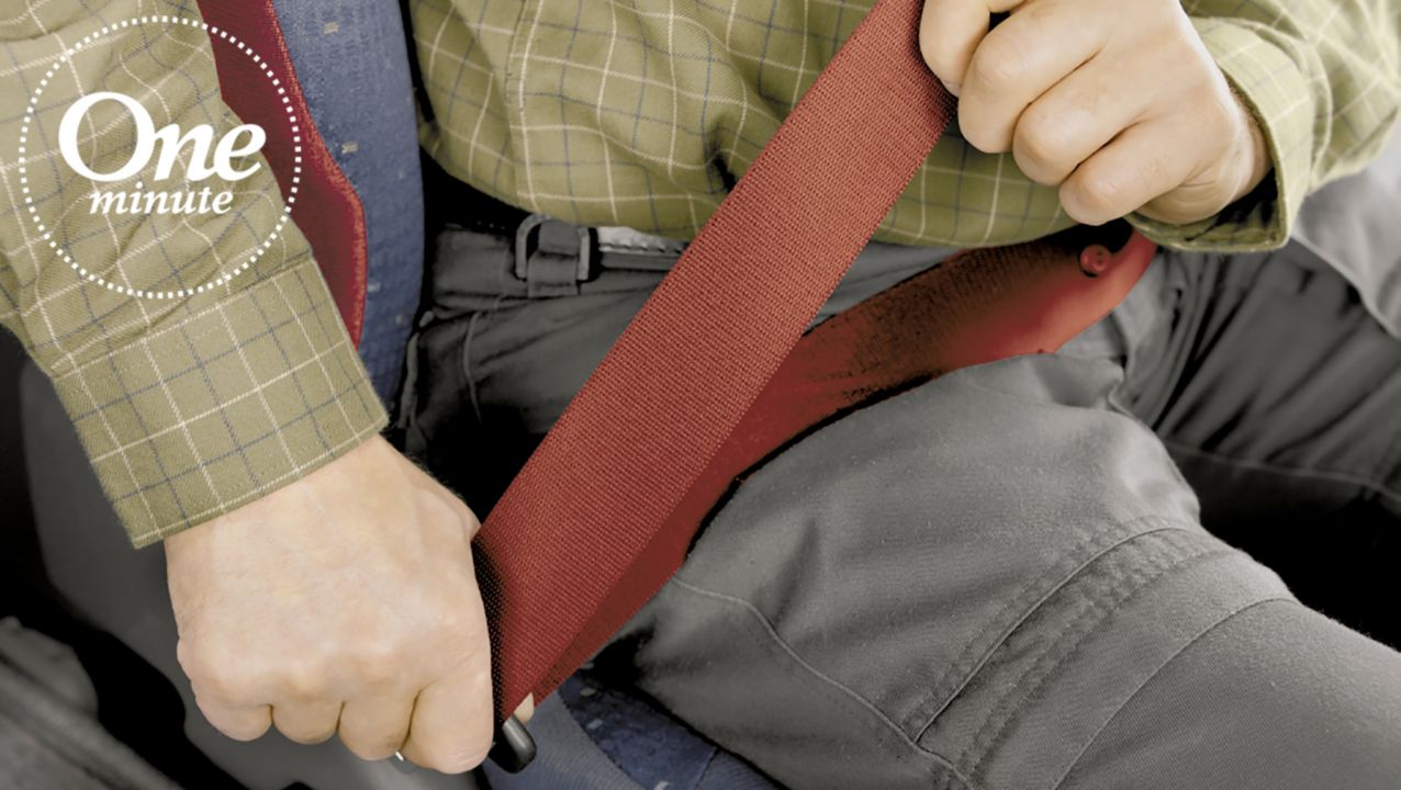 One Minute sobre los cinturones de seguridad