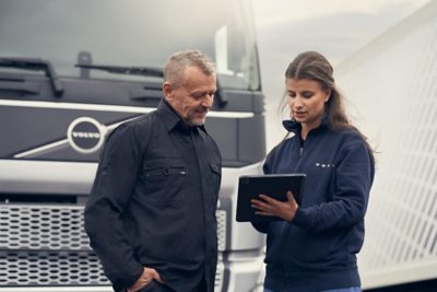 driver with tablet