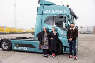 Erster schwerer Elektro-Lkw im österreichischen  Kundeneinsatz