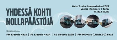 Volvo Trucksin Yhdessä kohti nollapäästöjä -kiertue