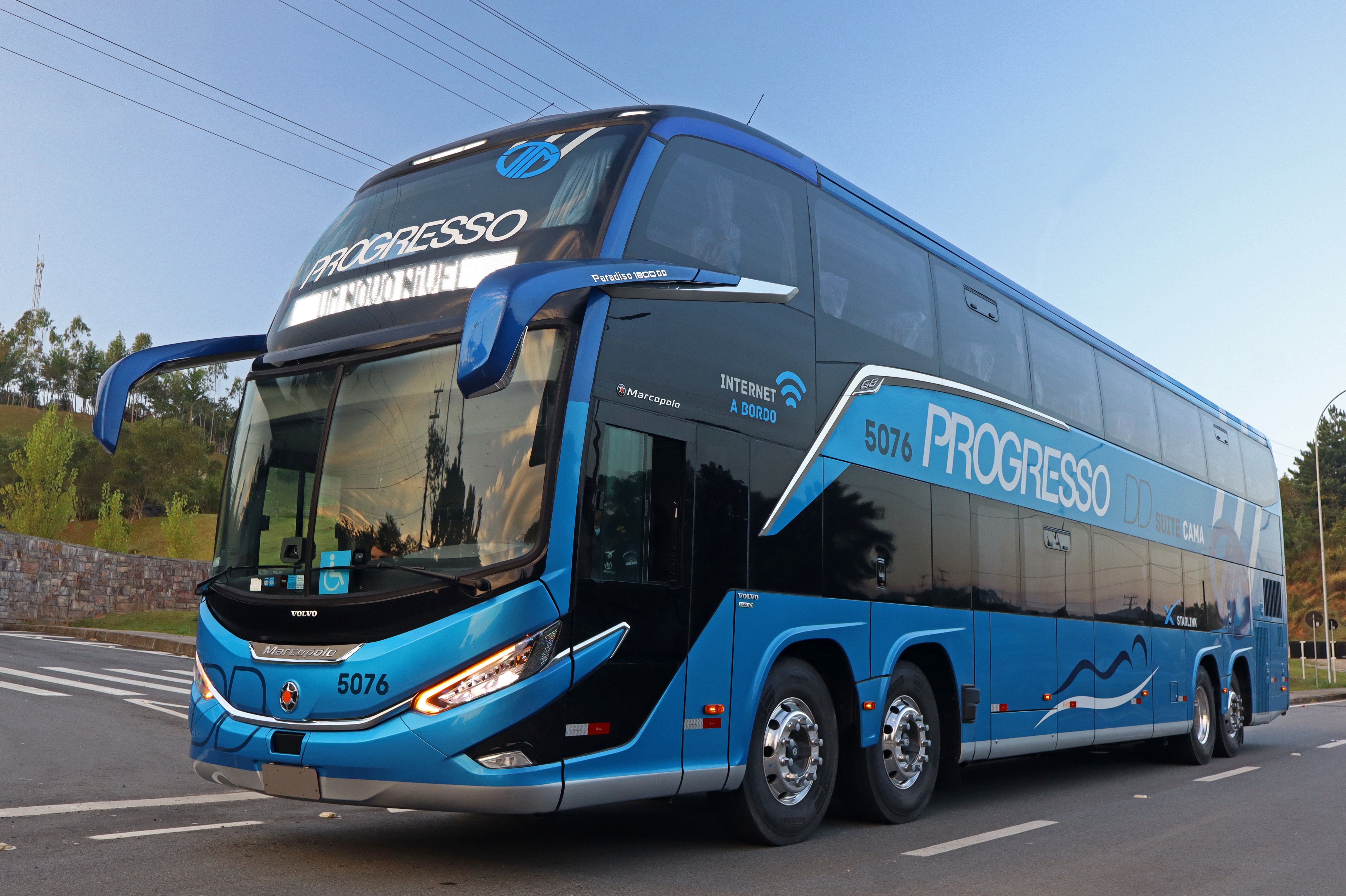 Auto Viação Progresso investe em ônibus Volvo de última geração
