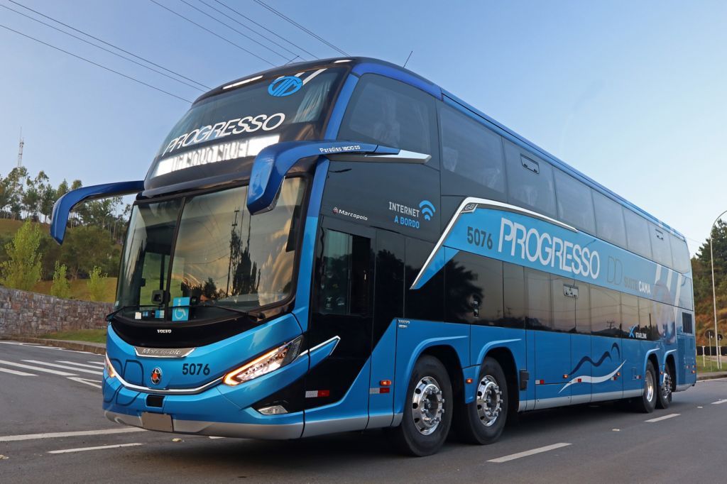 Auto Viação Progresso investe em ônibus Volvo de última geração
