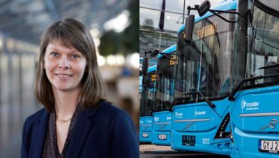 Västtrafik's Hanna Björk says the electric buses have received positive feedback and the fleet is set to expand next year.