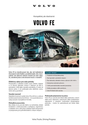 Volvo FE leták