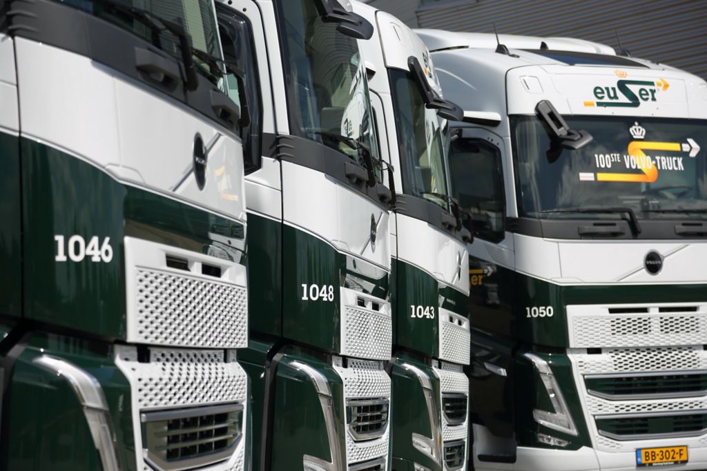 Honderdste Volvo-truck voor Koninklijke Euser