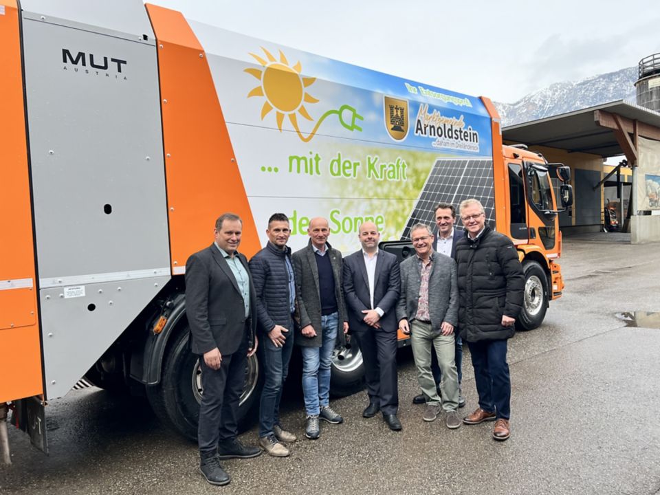 Erstes Volvo FE Electric Müllsammelfahrzeug in Kärnten – Pro Jahr bis zu 13.000 Liter Diesel gespart