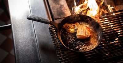 Preparing the food