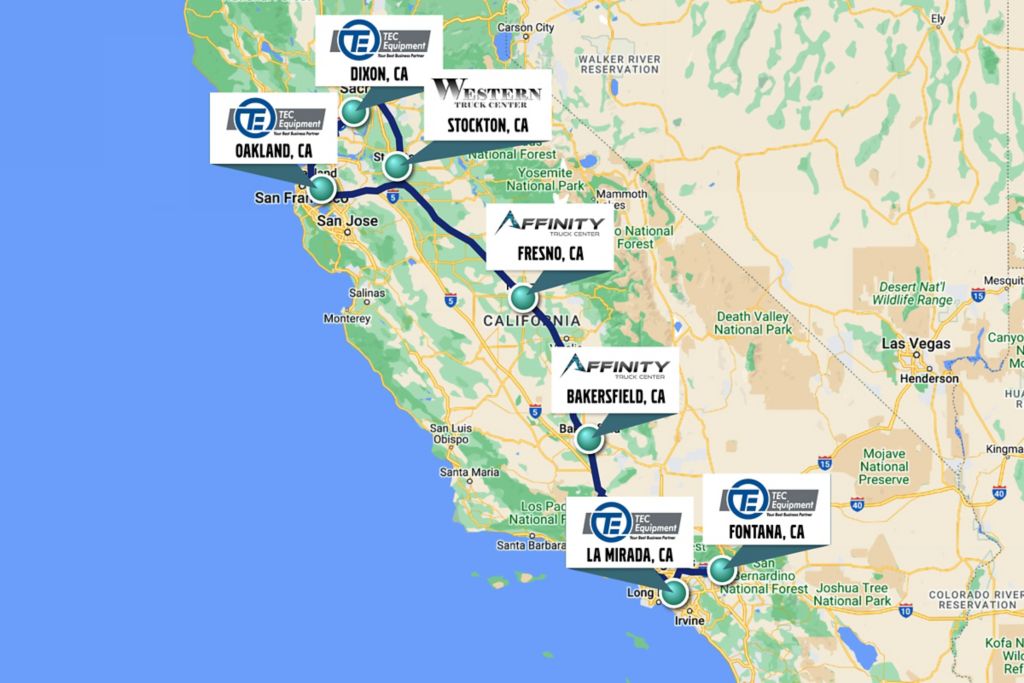 California Electrified Charging Corridor