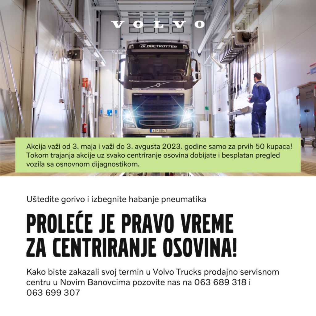 Volvo Centriranje Osovina SRB FCB