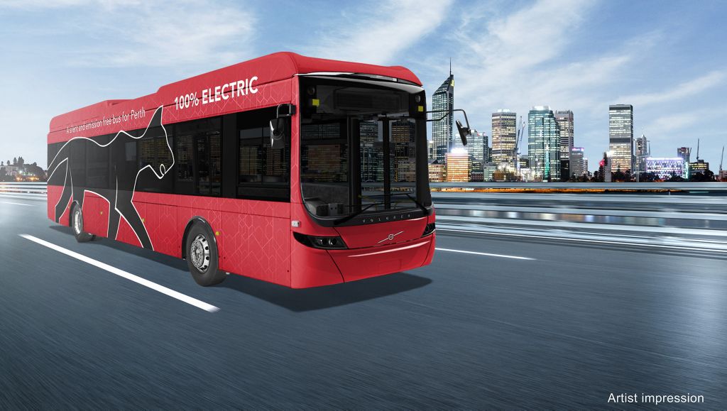 Volvo Electric Bus PTA RED