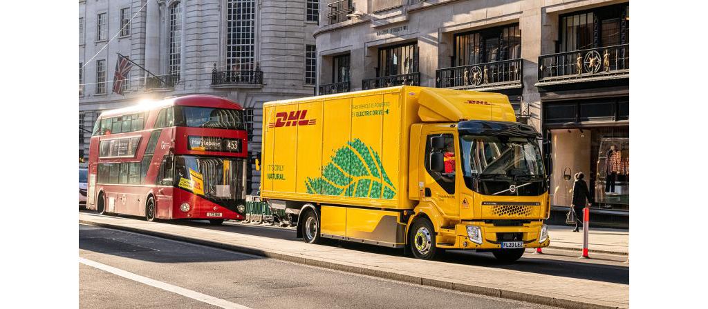 DHL supply chain takes to the road with UK's first electric 16-tonne truck