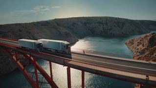 Two Volvo trucks fall head over wheels for each other in new film