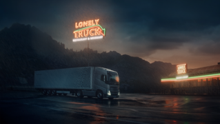 Two Volvo trucks fall head over wheels for each other in new film