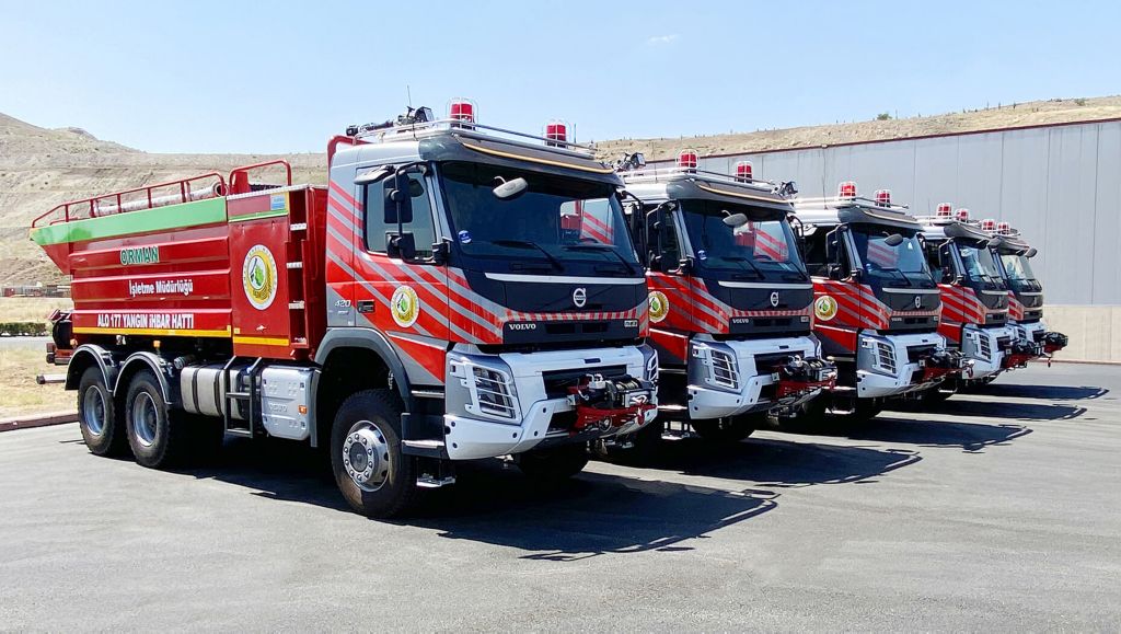 Orman Genel Müdürlüğü, filosunu  5 adet Volvo FMX 6x6 kamyonlarla güçlendirdi