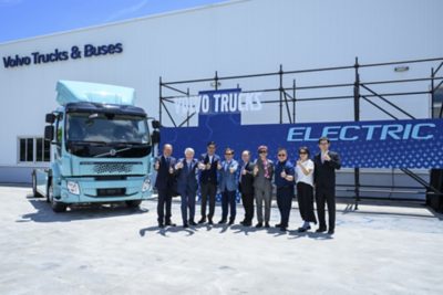 First Volvo Electric Truck delivered in Taiwan