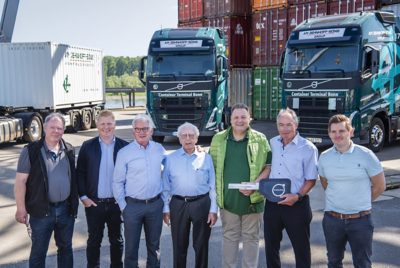 Übergabe von Volvo Trucks an die Firma Am Zehnhoff-Söns