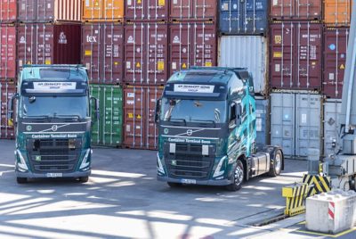 Übergabe von Volvo Trucks an die Firma Am Zehnhoff-Söns