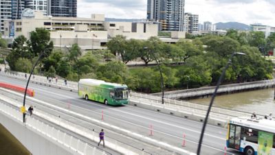 More and more electric buses are seen on Brisbane's streets. From 2025 onwards, all new buses purchased for public transport in southeast Queensland will be zero-emissions.