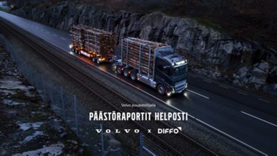 Volvo Trucks & Diffo päästöraportit puutavara-autoilijalle