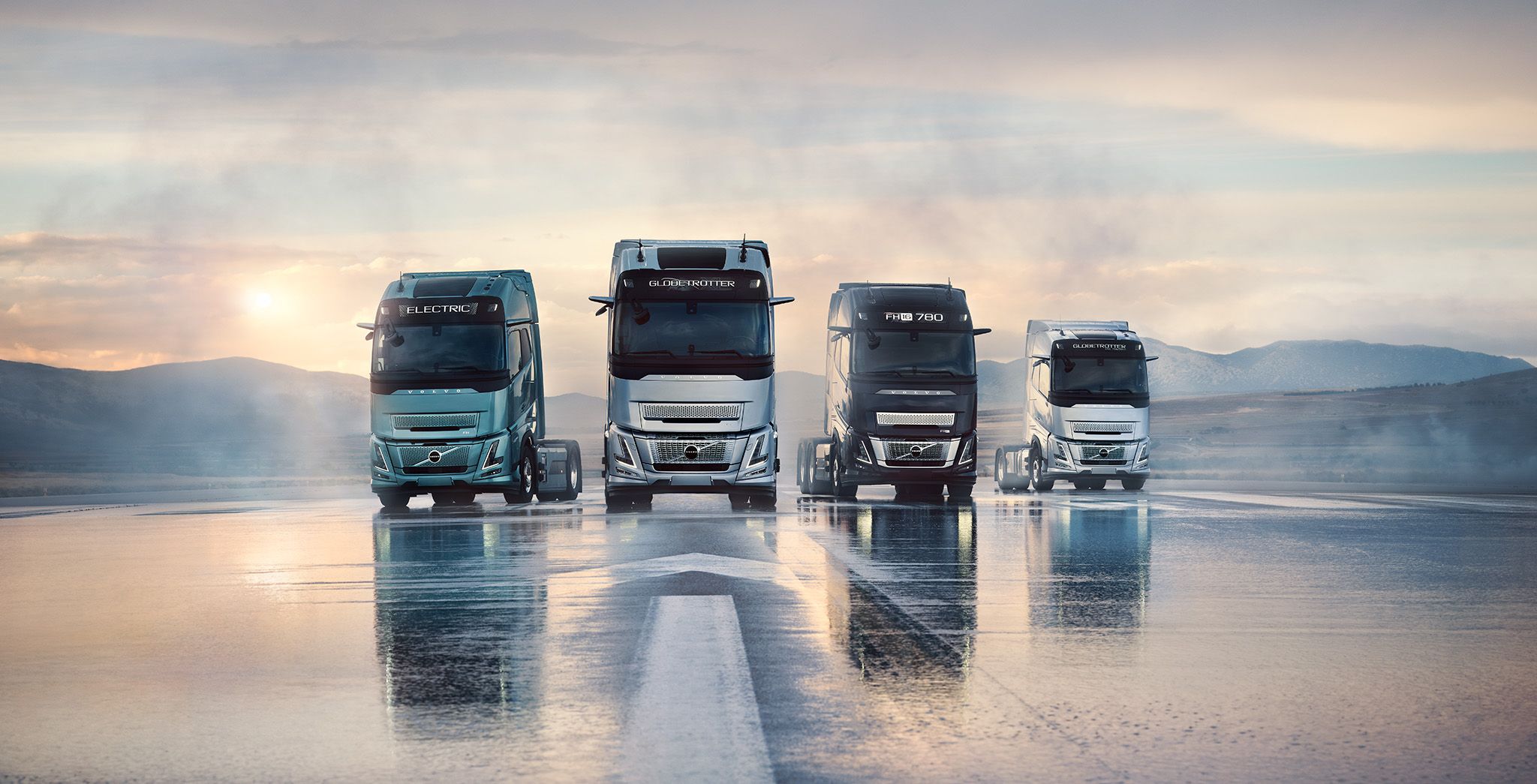 Hero Image der Volvo FH Aero-Reihe 