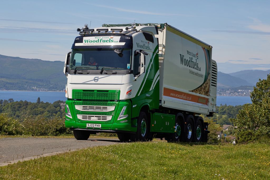 Access all areas for West Coast Woodfuels' new Volvo FH tridem