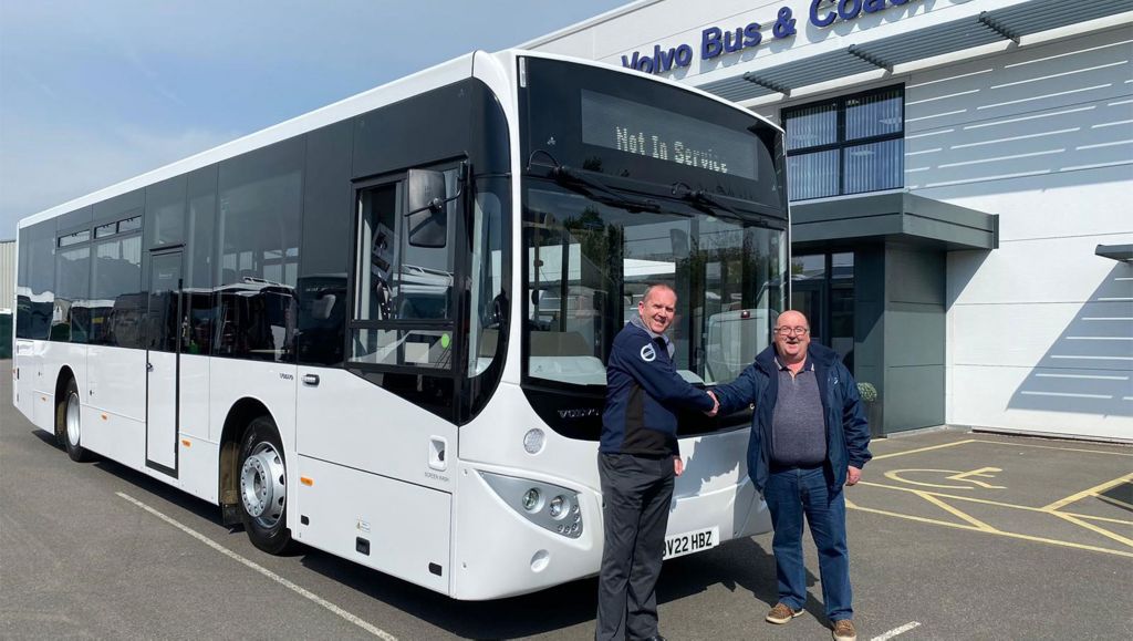 Winding Welsh roads perfect for Bysiau Cwm Taf Valley Coaches new agile Volvo eVoRas.