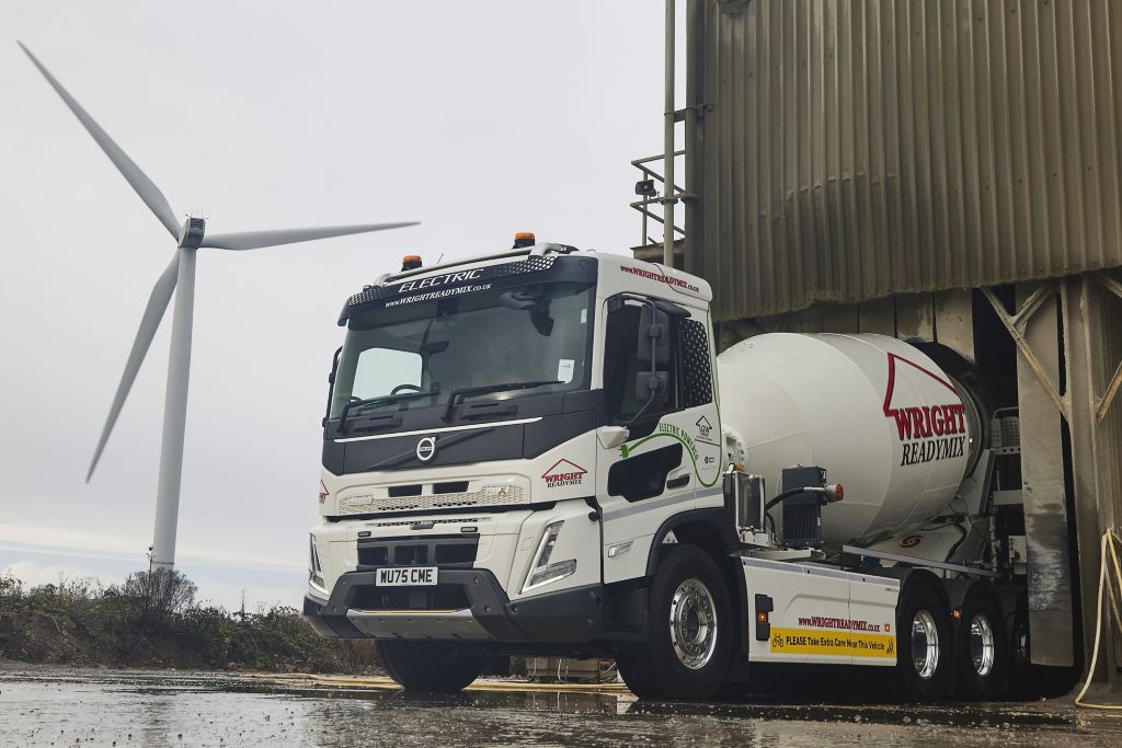 Wright Readymix makes concrete commitment to sustainability with Volvo FMX Electric