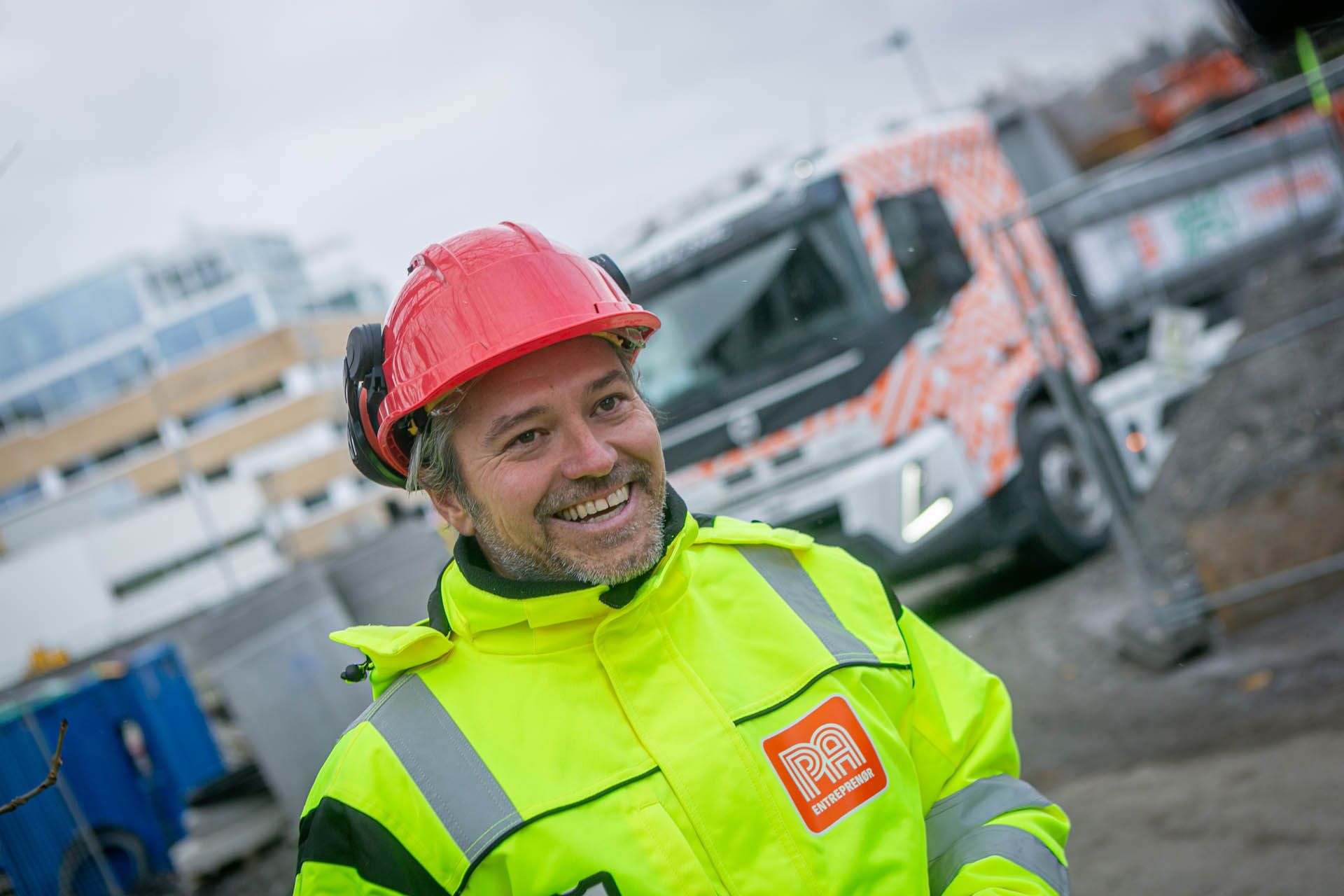 Lars-Fredrik Moe Helgesen, daglig leder i PA Entreprenør.